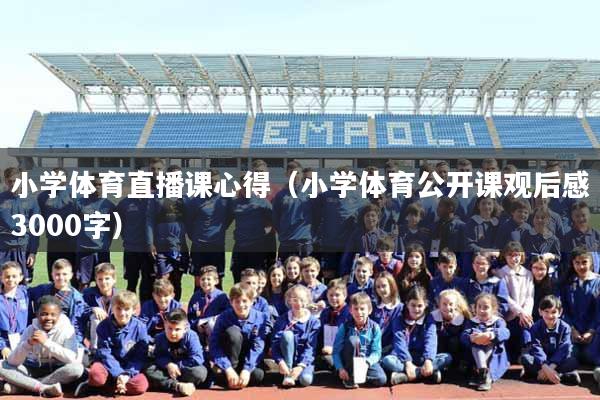 小学体育直播课心得（小学体育公开课观后感3000字）
