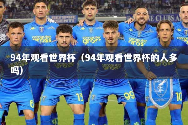 94年观看世界杯（94年观看世界杯的人多吗）