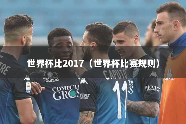 世界杯比2017（世界杯比赛规则）